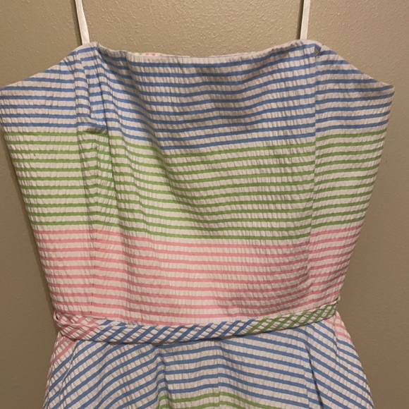 Vineyard Vines Kentucky Derby Dress Strapless - Picture 2 of 5